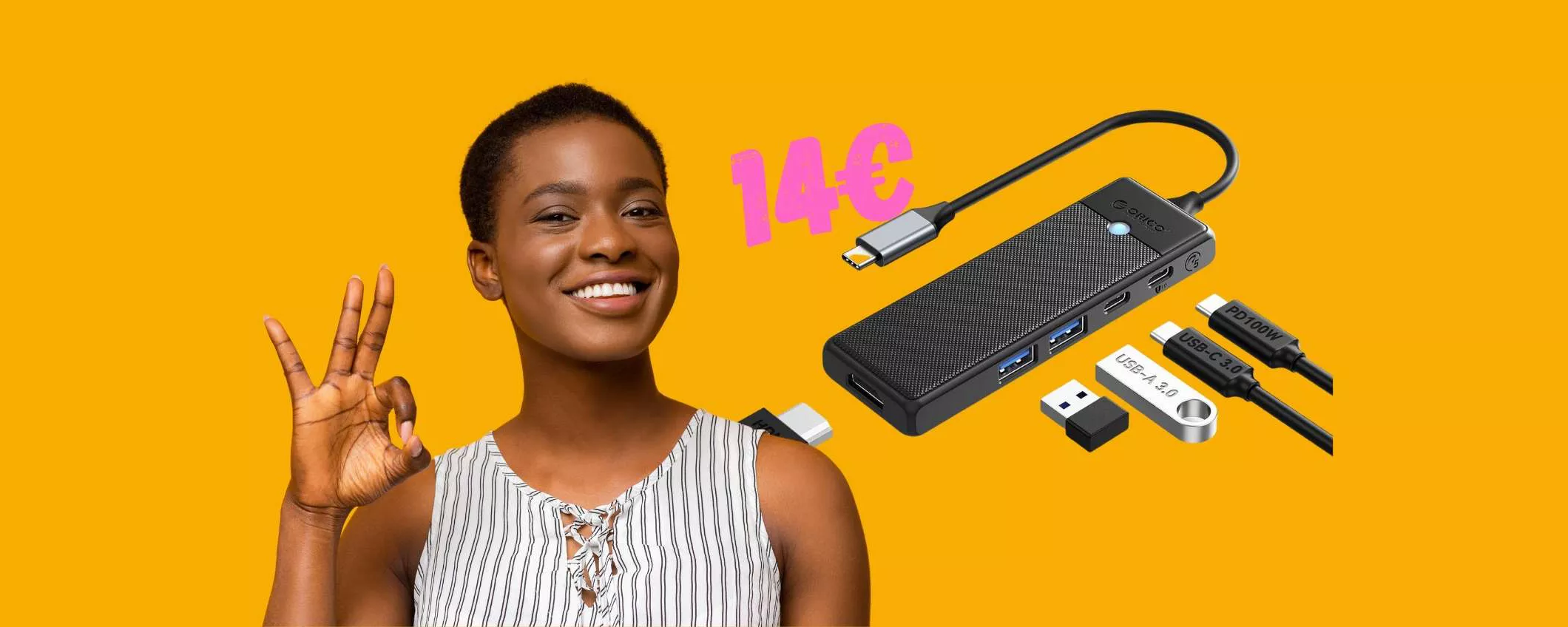Adattatore USB 5 in 1 FORMIDABILE a prezzo TAGLIATO (14€)
