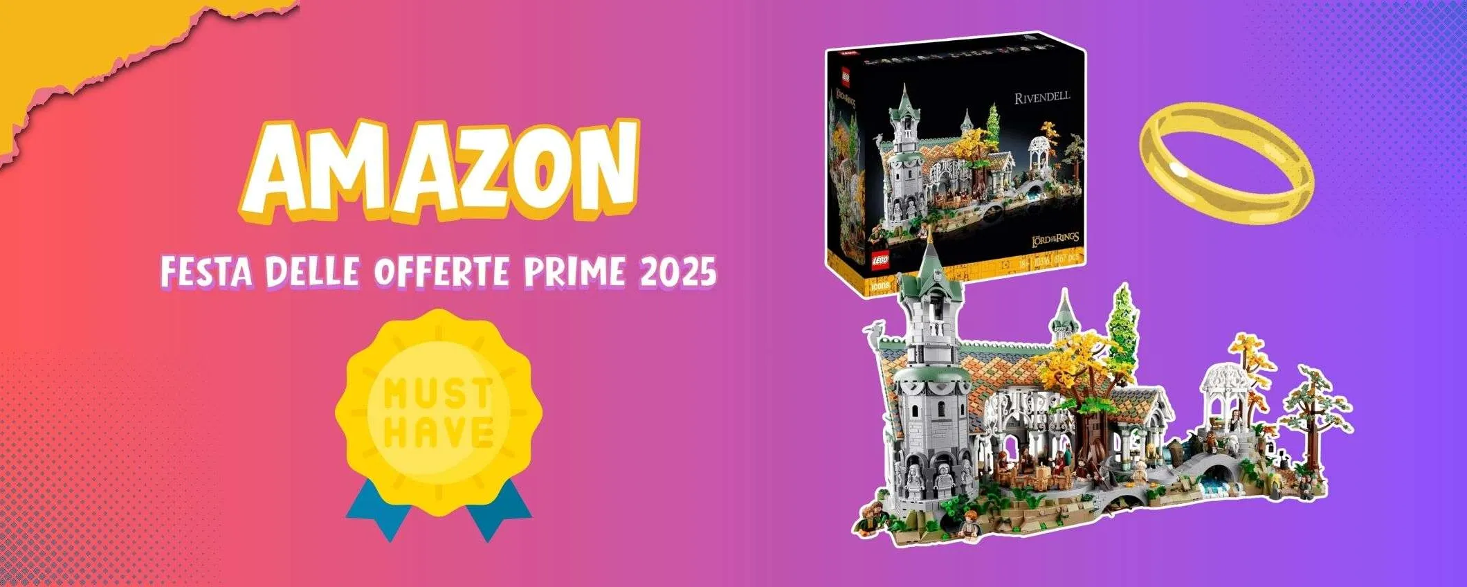 Set LEGO Gran Burrone in offerta MAI VISTA: è l'occasione che aspettavi