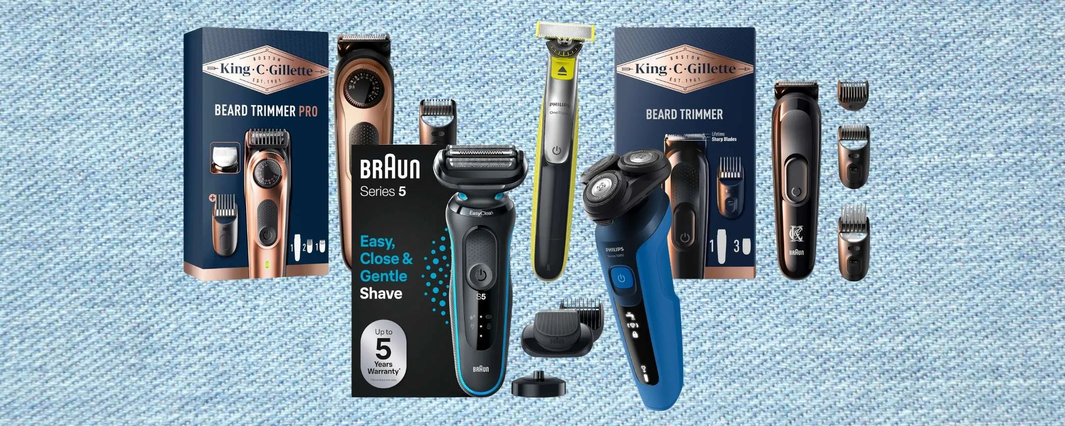 I migliori rasoi elettrici e regolabarba da non perdere su Amazon