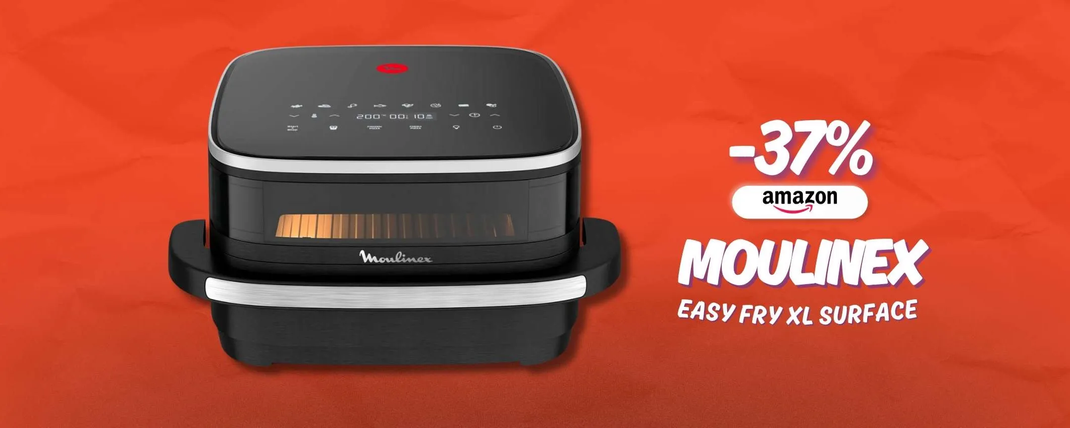 Cucinare è semplice e sano con questa friggitrice Moulinex XL, sconto 37%