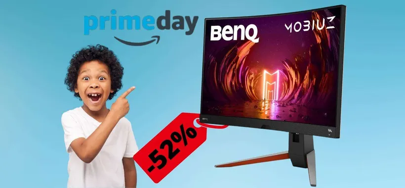 BenQ: monitor curvo da gaming a MENO della METÀ