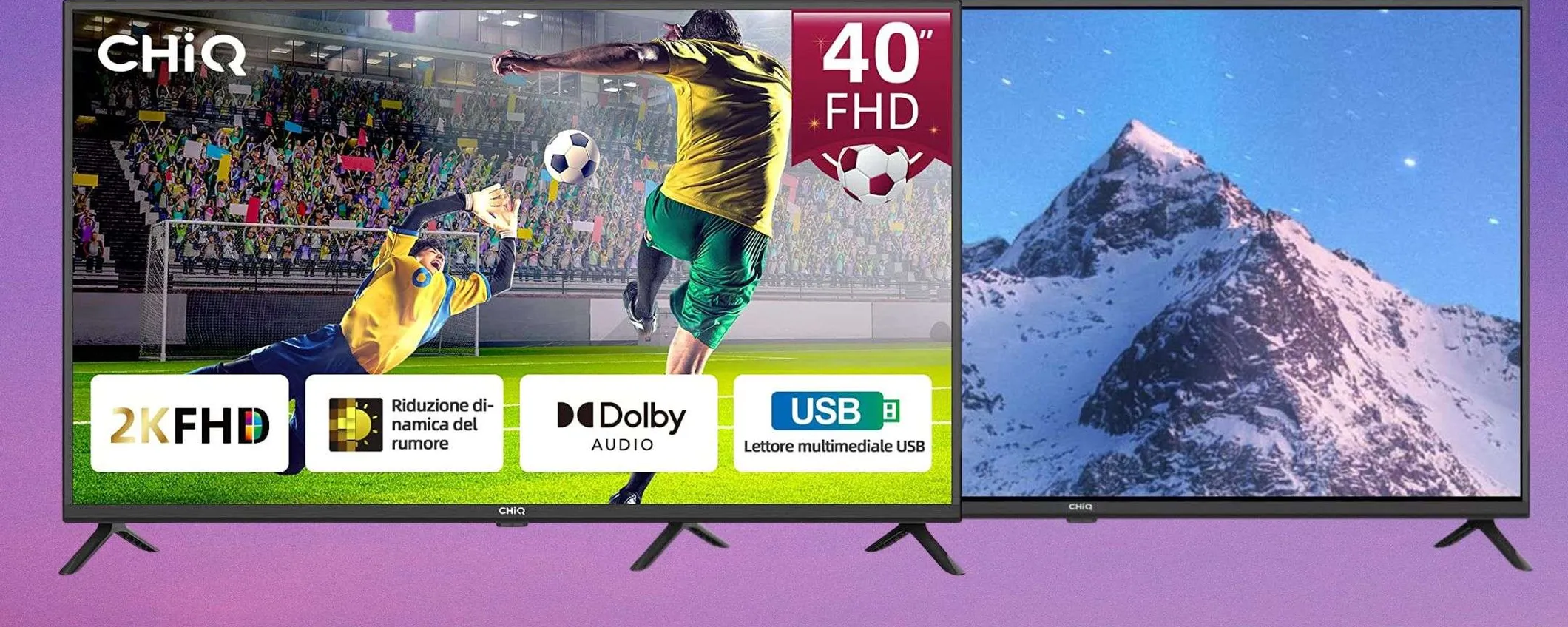 ASSURDO, ma vero: 195€ per questa spettacolare TV FHD da 40
