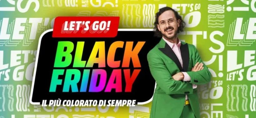 Per MediaWorld il Black Friday è coloratissimo e a Tasso Zero