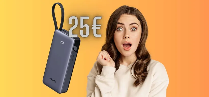 Batteria sempre carica dei dispositivi mobili con questo Power Bank da 20000mAh