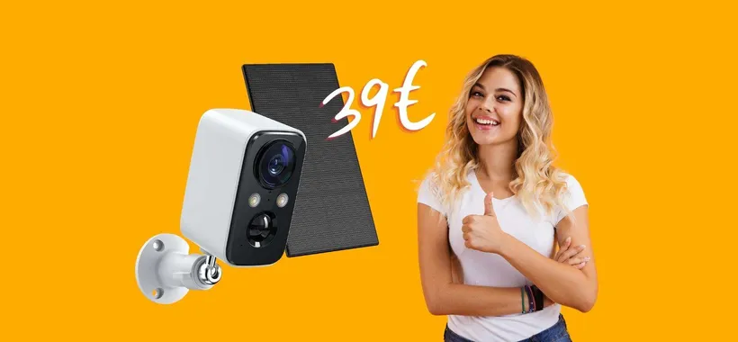 Videocamera WiFi con pannello solare al prezzo più BASSO di SEMPRE