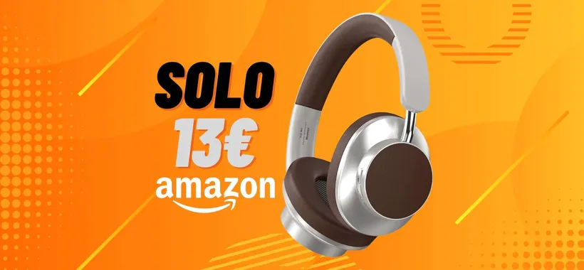 Oggi bastano 13€ per queste splendide cuffie Bluetooth con audio WoW