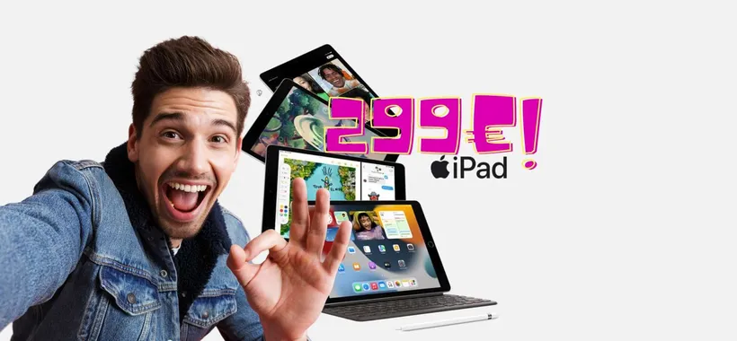Apple iPad 9 64GB in REGALO a soli 299€ su Unieuro