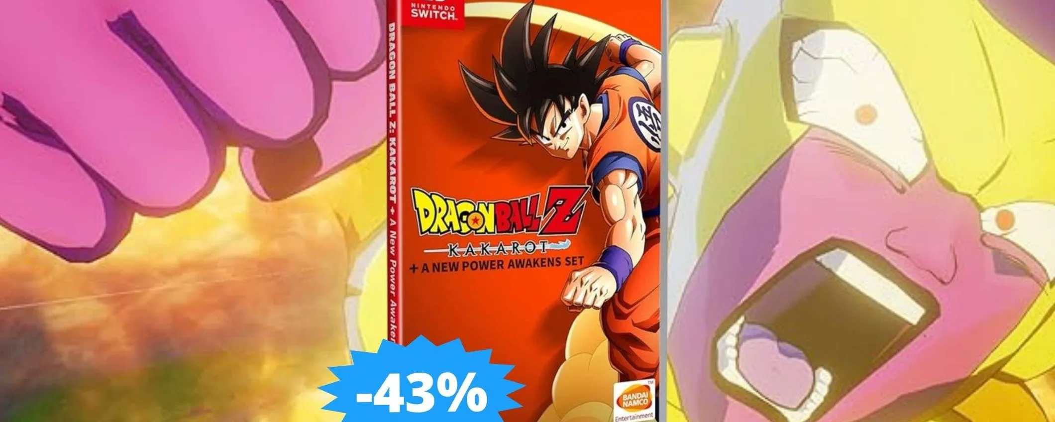 Dragon Ball Z Kakarot per Switch: sconto IMBATTIBILE del 43%