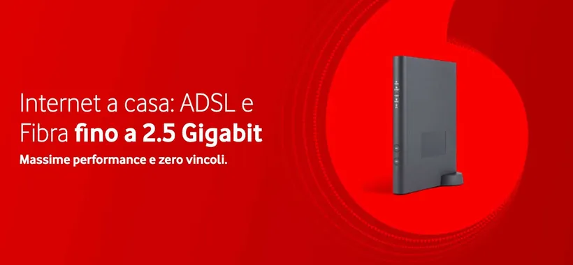 Vodafone: Internet SENZA VINCOLI a 24,90€