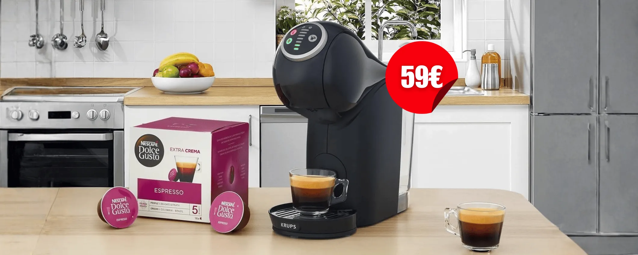 Nescafé Dolce Gusto ti fa avere un bar in cucina, soli 59€ su Amazon