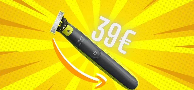 Philips OneBlade 360: regolabarba elettrico per viso e corpo ora a 39€
