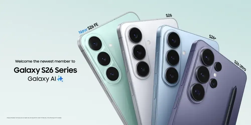 Samsung Galaxy S26 FE ufficiale: One UI 9, Galaxy AI e fotocamera da 50 MP, prezzi da 819 euro