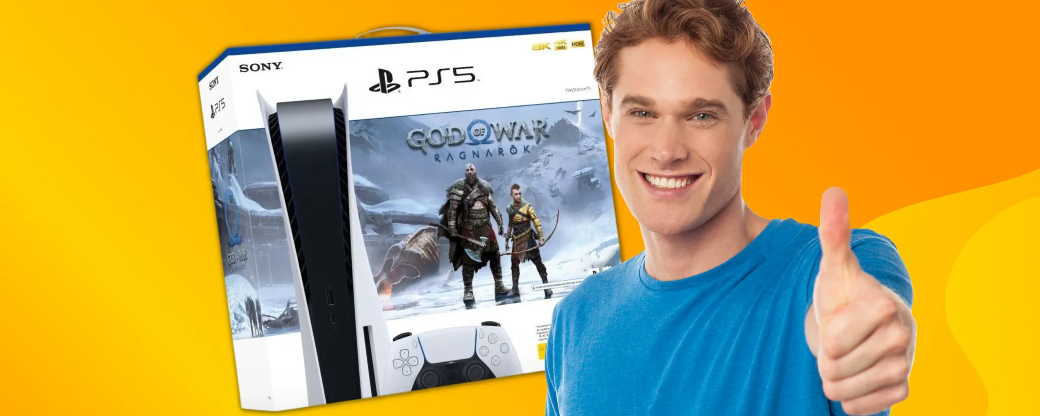 PS5 con God of War Ragnarok: torna il grande SCONTO di Amazon