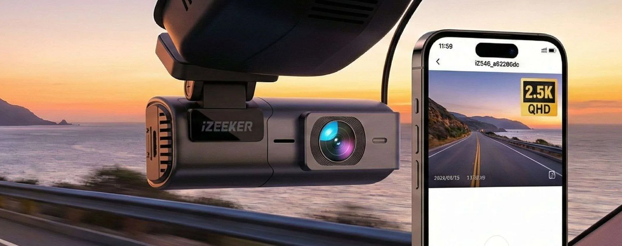 iZEEKER 2.5K e prezzo speciale: la dashcam ad alta definizione a soli 26,99€