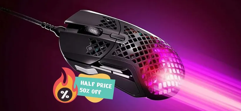 SteelSeries Aerox 5: mouse da gaming spettacolare a metà prezzo su Amazon