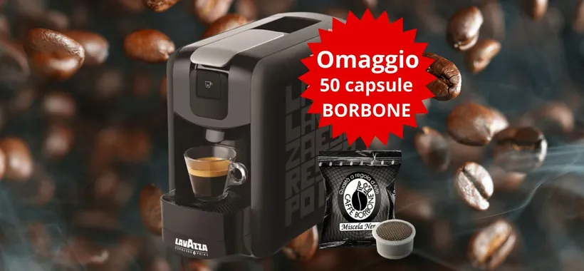 Lavazza EP Mini con omaggio di 50 capsule BORBONE a super prezzo