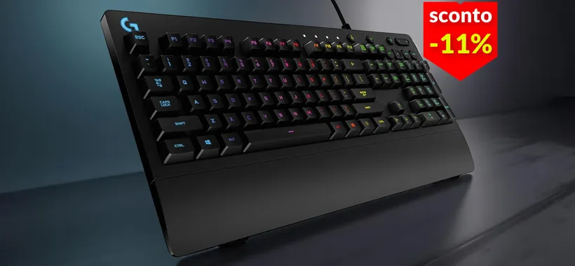 Minimo storico per la tastiera gaming Logitech: a 39€ non trovi di meglio