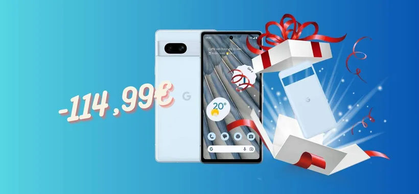Acquista Google Pixel 7a: la Cover Originale è in REGALO