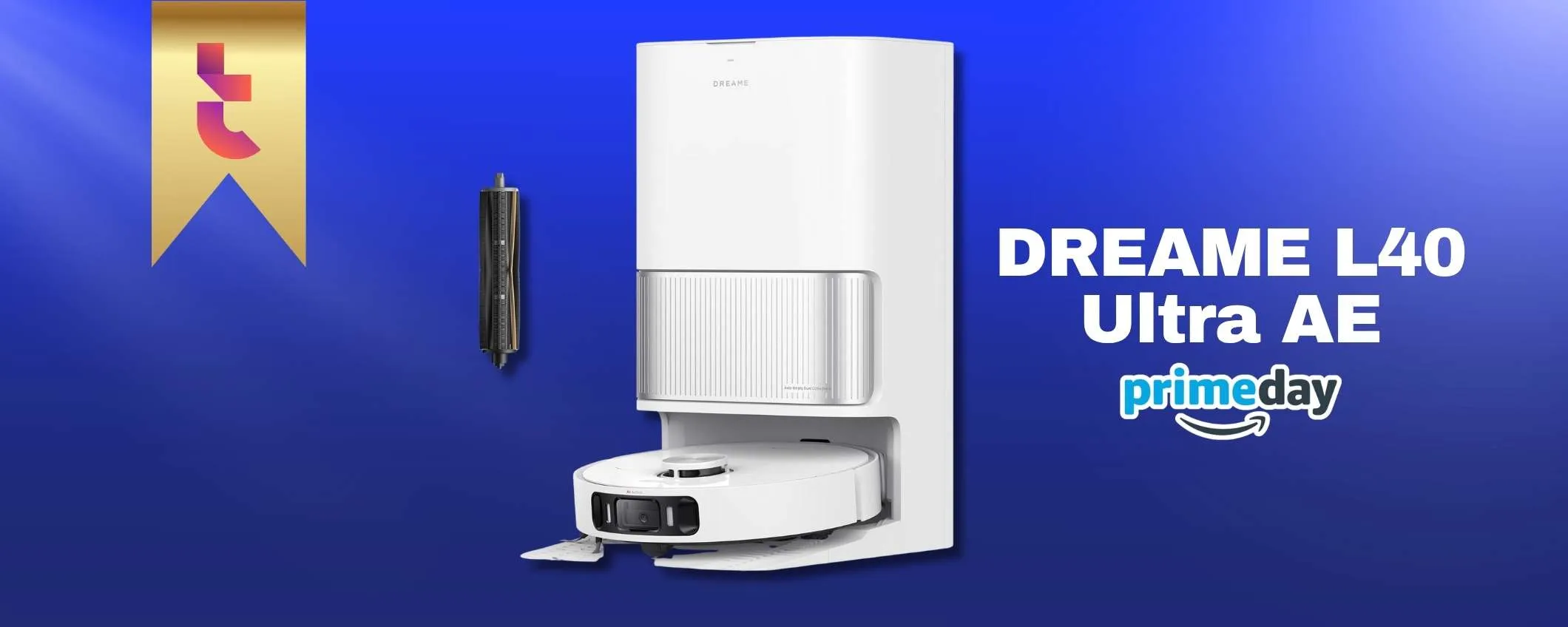 DREAME L40 Ultra AE pulisce casa e tu vai in vacanza: sconto Prime Day