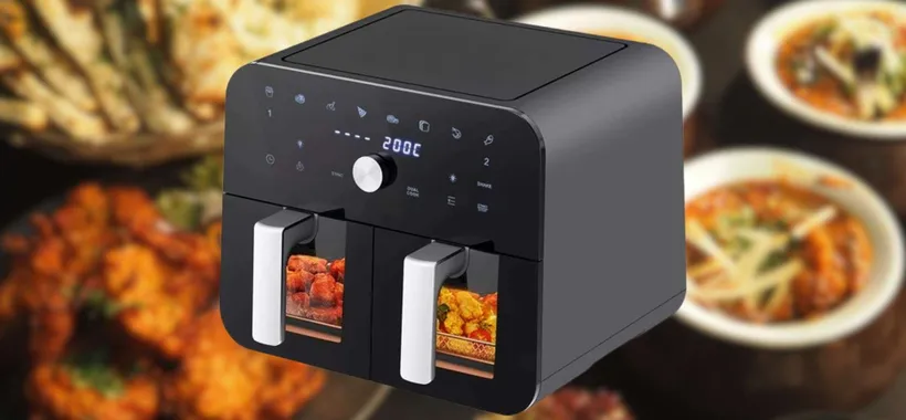Friggitrice ad aria da 10 litri con DUE cestelli: prezzo è INCREDIBILE (85€)