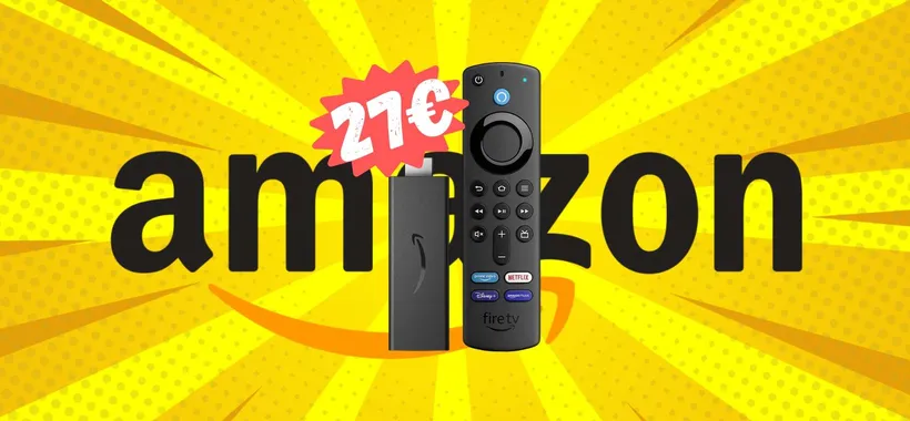 Fire TV Stick con telecomando vocale Alexa e la TV diventa smart