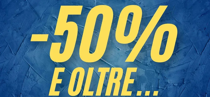 Amazon SOLO sconti al di sopra del 50%: tante occasioni a partire da 9,51€