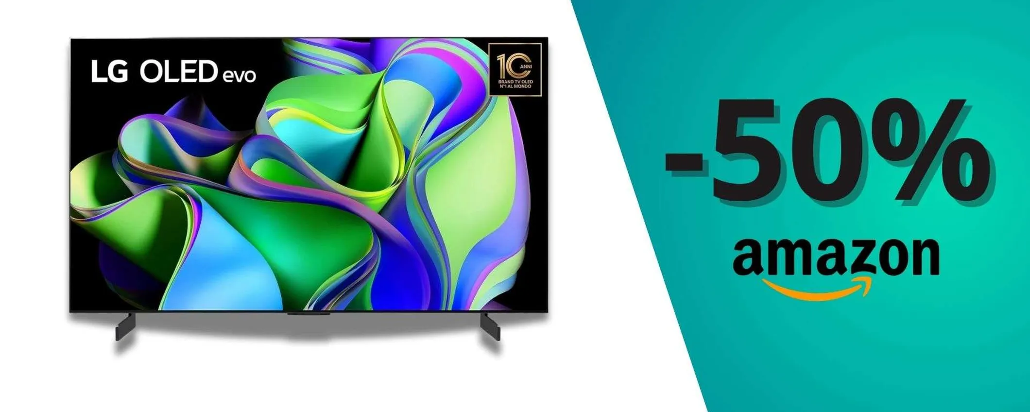 LG OLED C3, occasione pazzesca su Amazon: oggi è tua a metà prezzo