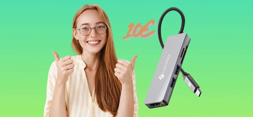 Hub USB 5 in 1: solo 10€ per aumentare le porte sul tuo computer