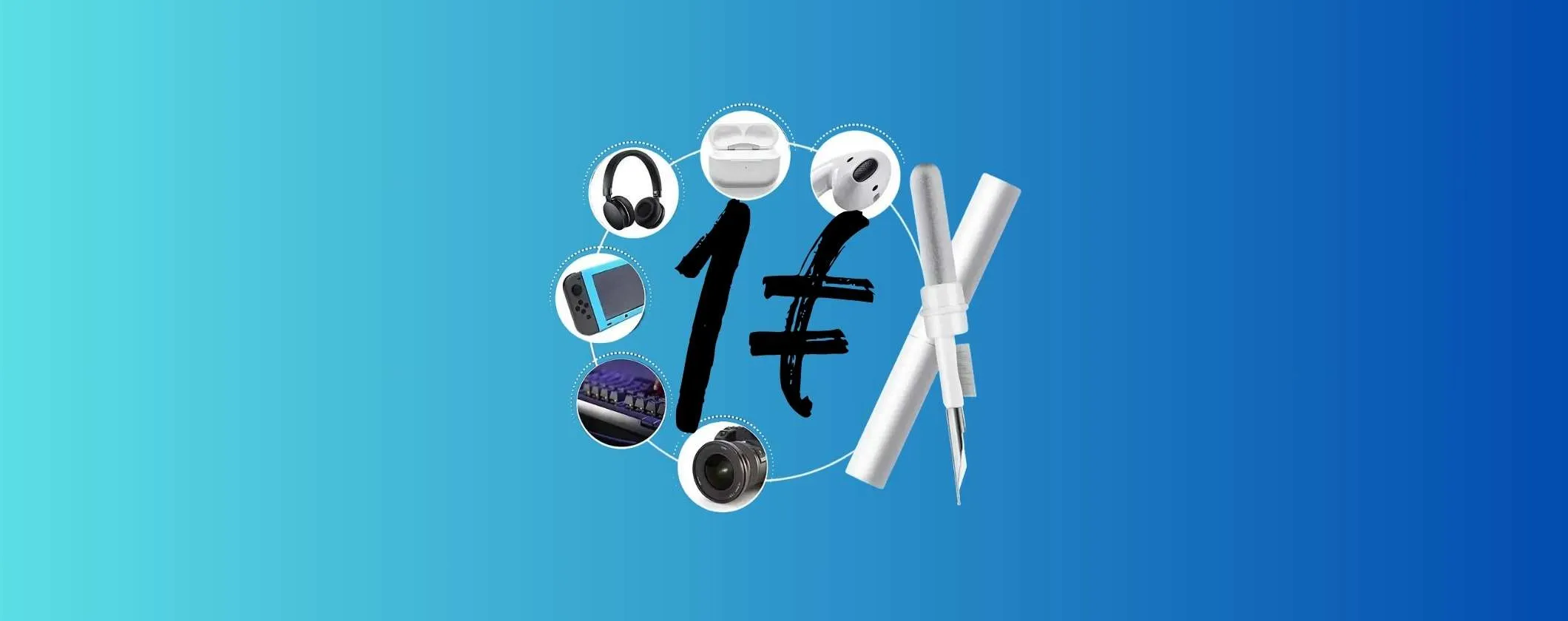 Pulisci i tuoi auricolari in un attimo con questo kit 3 in 1 (solo 1€)