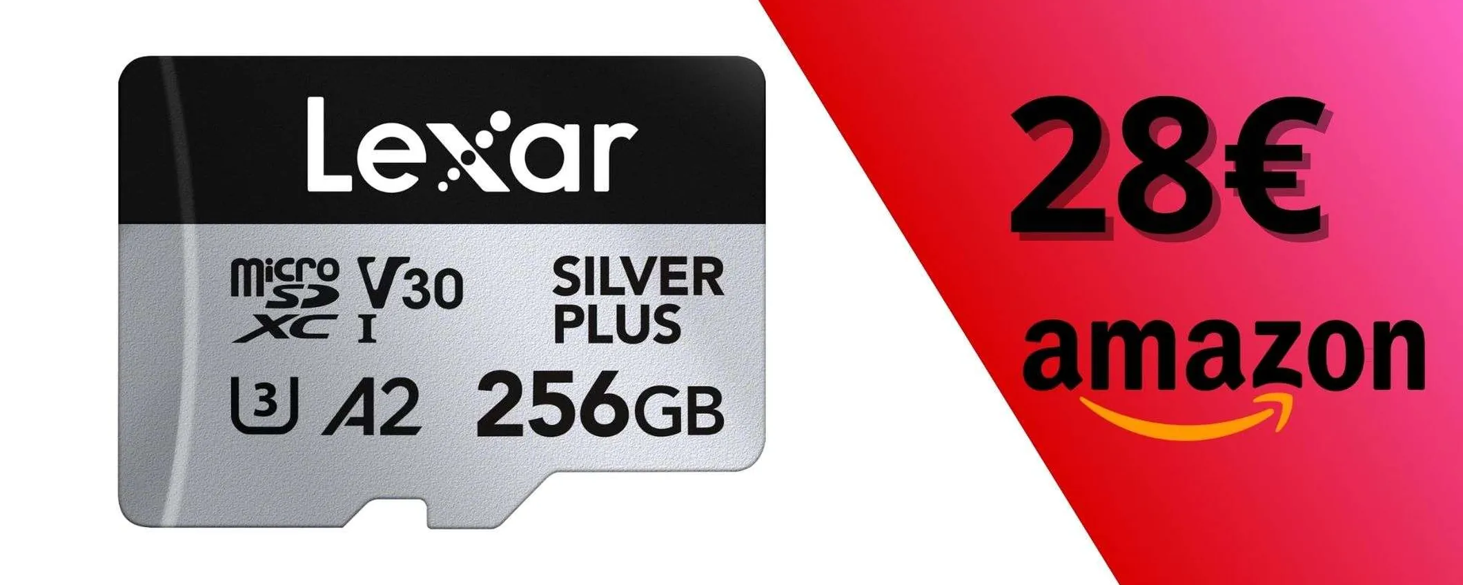 Micro SD Lexar da 256GB, occasione imbattibile: è tua a soli 28,49€ (Amazon)