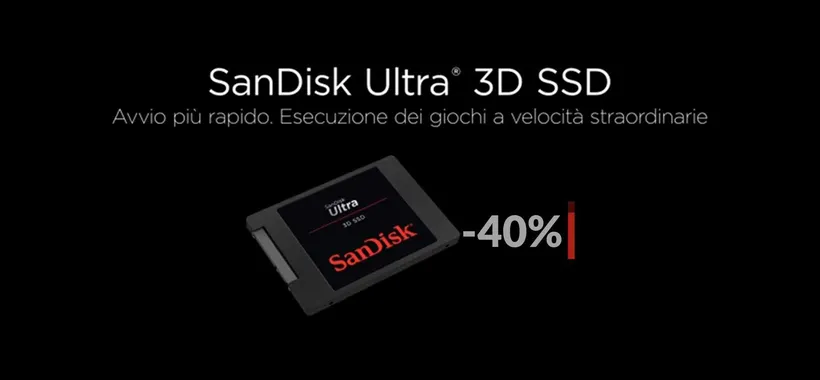 SSD SanDisk 2TB, il prezzo CROLLA a soli 156€: possibile errore