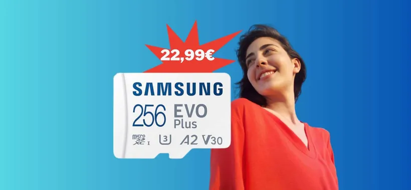MicroSD Samsung EVO Plus 256 GB in offerta a 22,99 euro da Unieuro