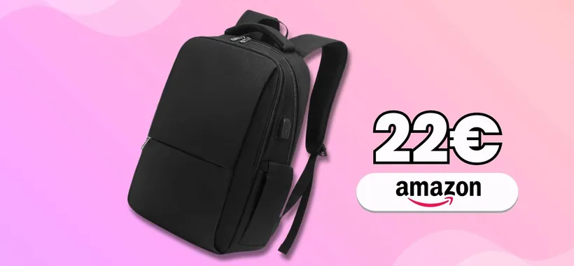 Zaino porta laptop super compatto e perfetto: appena 22€ con lo sconto