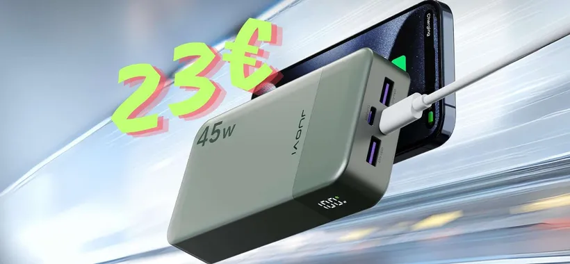 Power Bank potentissimo da 45 W e capacità da 20000 mAh tuo a 23€