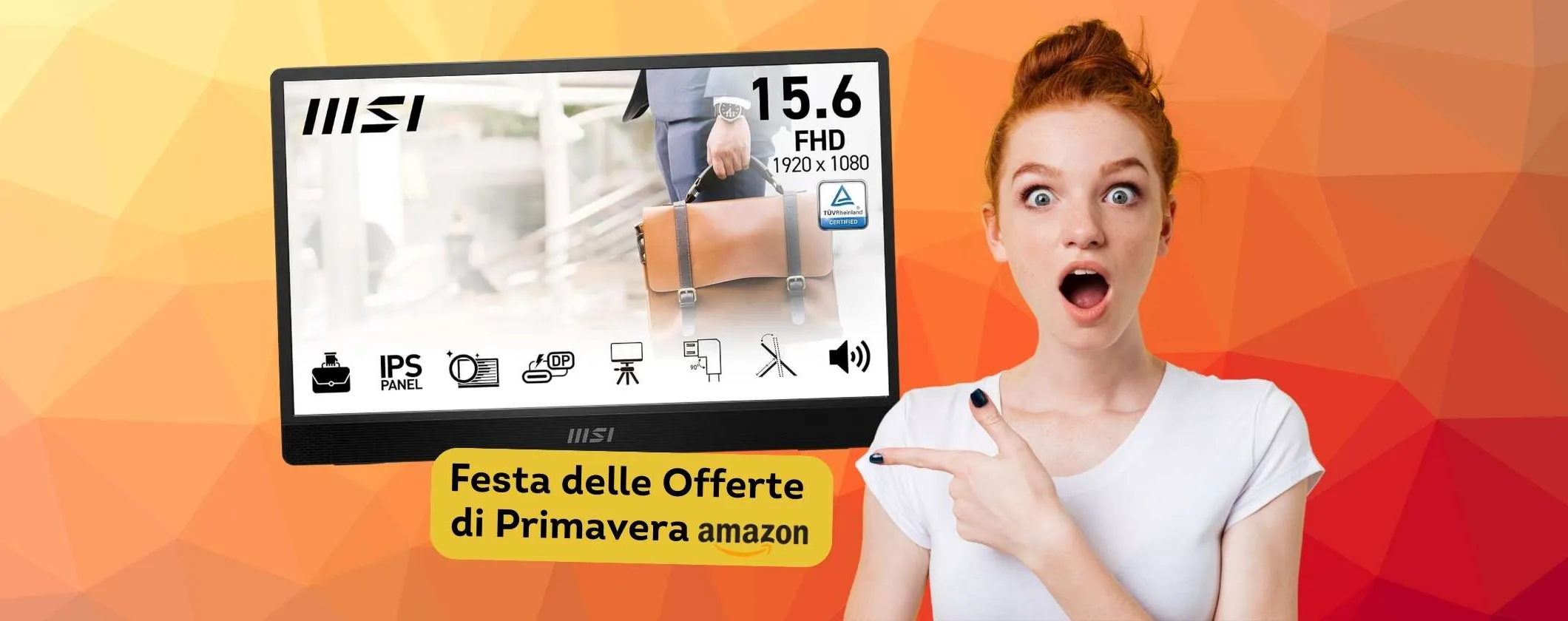 Monitor portatile MSI PRO da 15,6