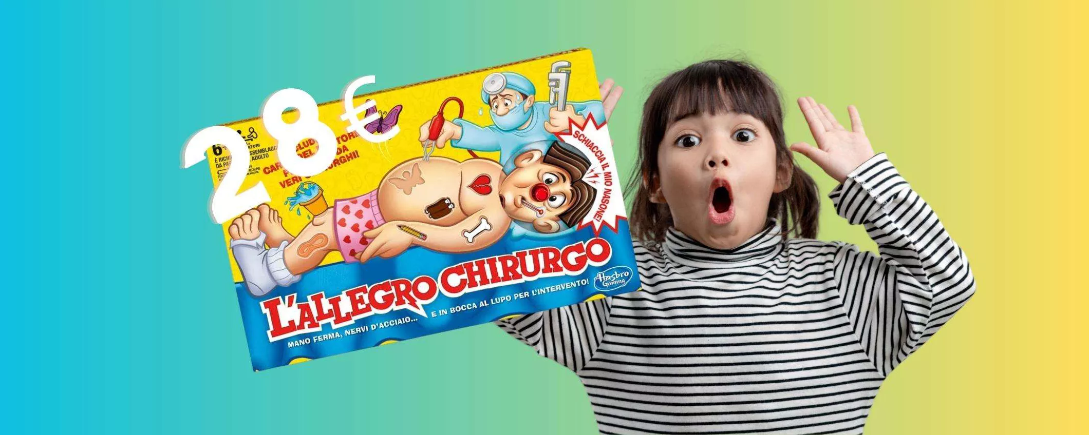 L'Allegro Chirurgo: gioco divertente per grandi e piccoli in OFFERTA a 28€