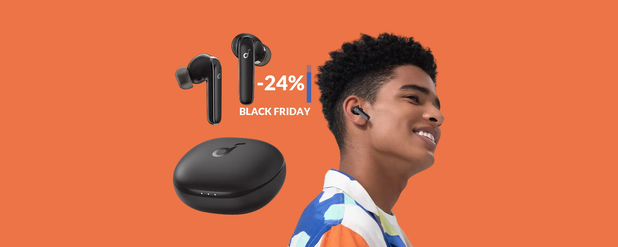 Questi auricolari durano 2 giorni: AFFARONE al Black Friday (52€)