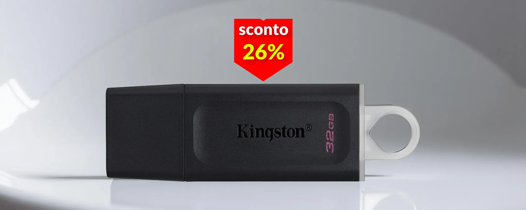 Spazio extra a 9€ con questa chiavetta USB Kingston da non perdere