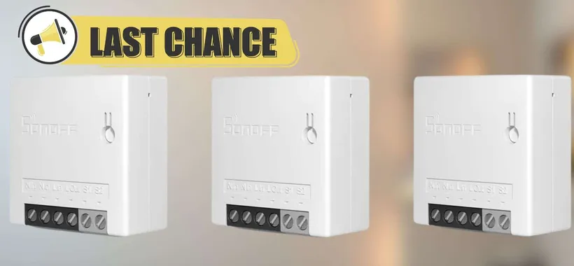 Interruttore Intelligente WiFi Sonoff in offerta su Amazon (-19%) per la tua Smart Home