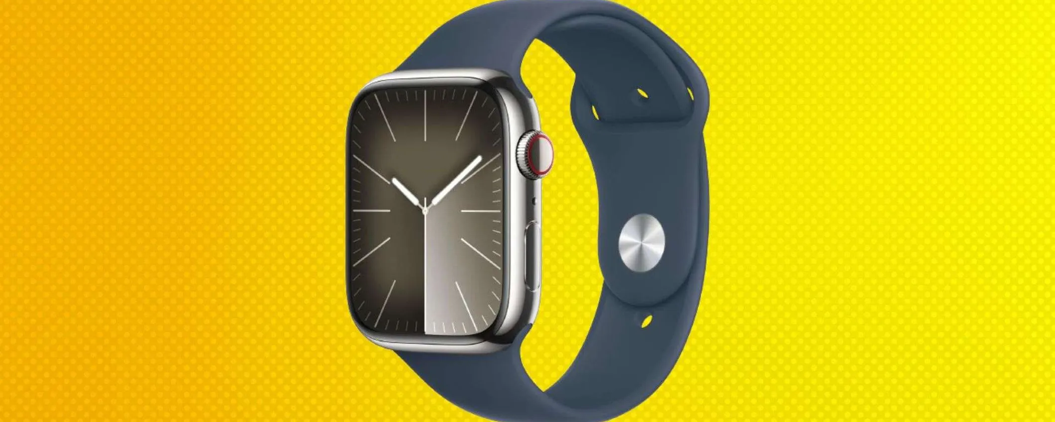 Apple Watch Series 9 (GPS + Cellular) da 45mm in offerta: risparmi 110€
