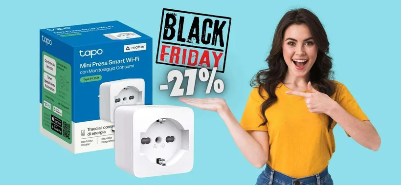 SOLO 10€ per la presa WiFi TP-Link, che Black Friday su Amazon!