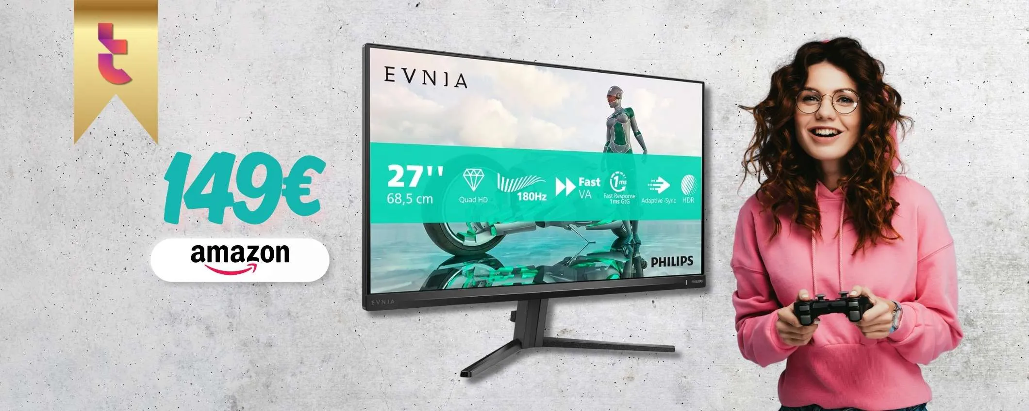 PHILIPS Evnia è il monitor da gaming perfetto: 27