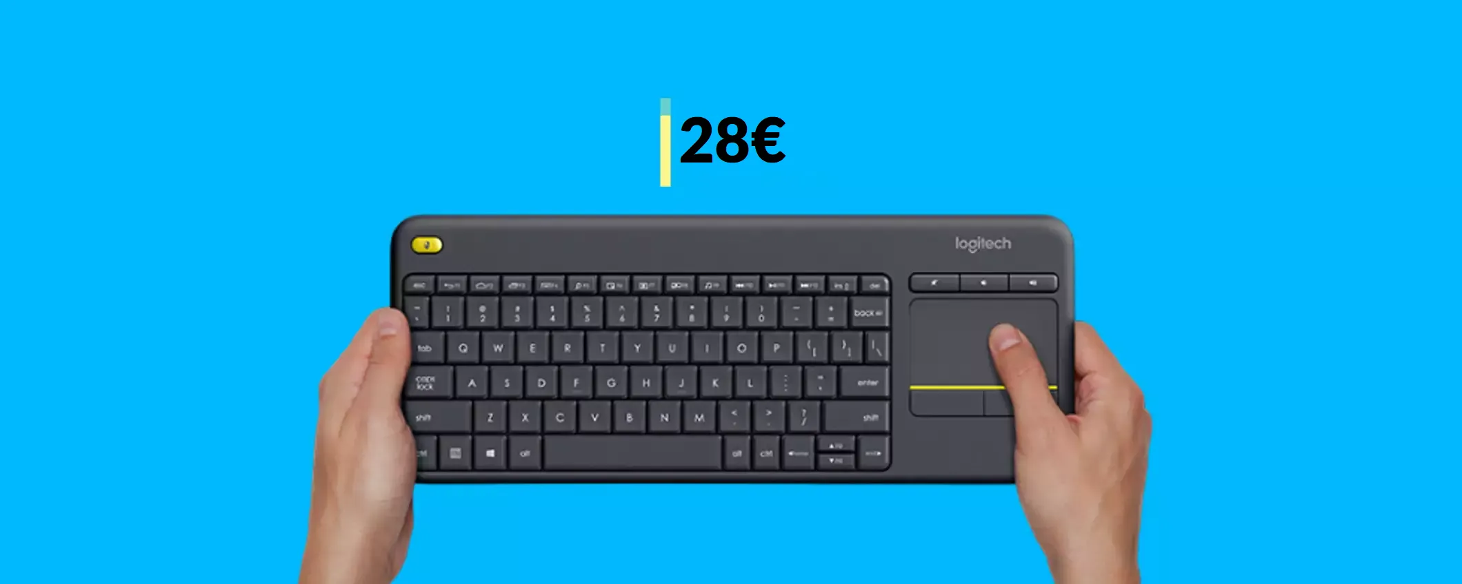 Sai che con questa tastiera Logitech puoi comandare anche la TV?