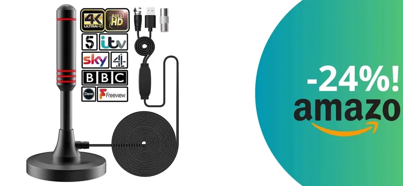 Migliora la ricezione della tua TV: segnale potente, installazione facile e qualità HD