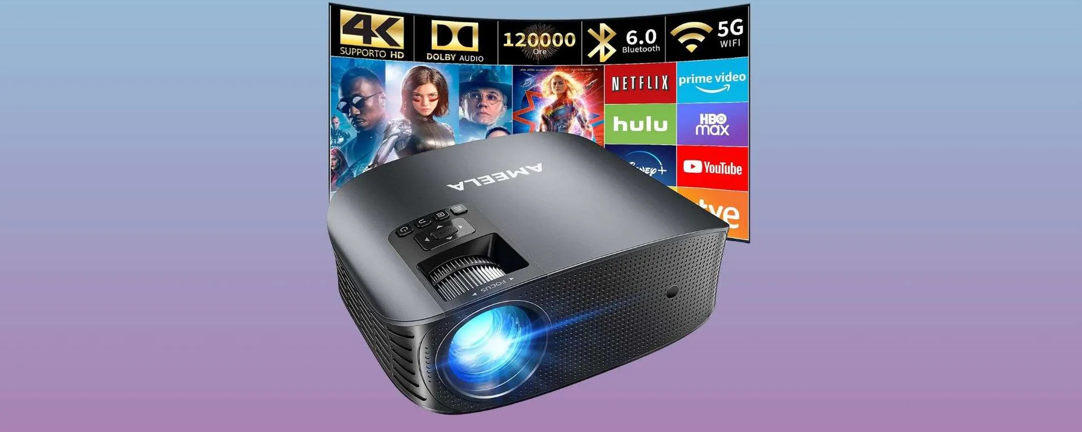 Questo proiettore 4K è in offerta su Amazon ad un OTTIMO prezzo