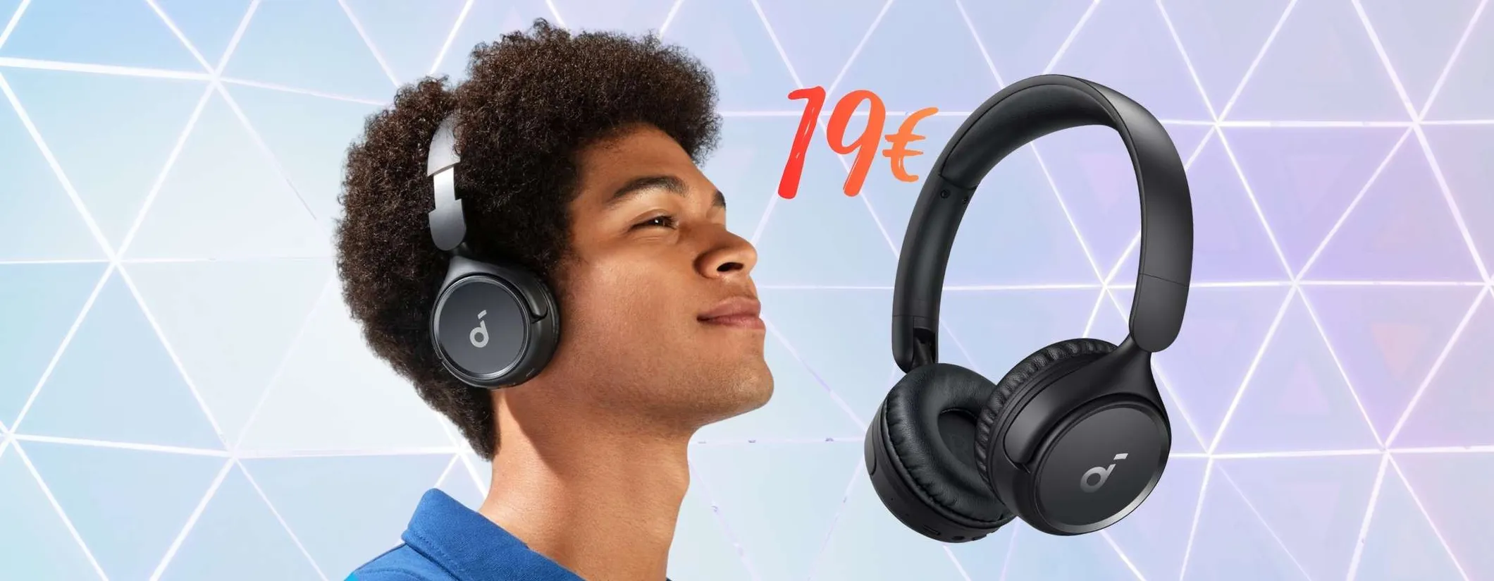 Cuffie Bluetooth Soundcore H30i: rapporto qualità prezzo inarrivabile (19€)