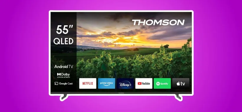 Smart TV QLED Thomson 55" a PREZZO SHOCK: Android TV 4K ora in offerta con SCONTO FOLLE