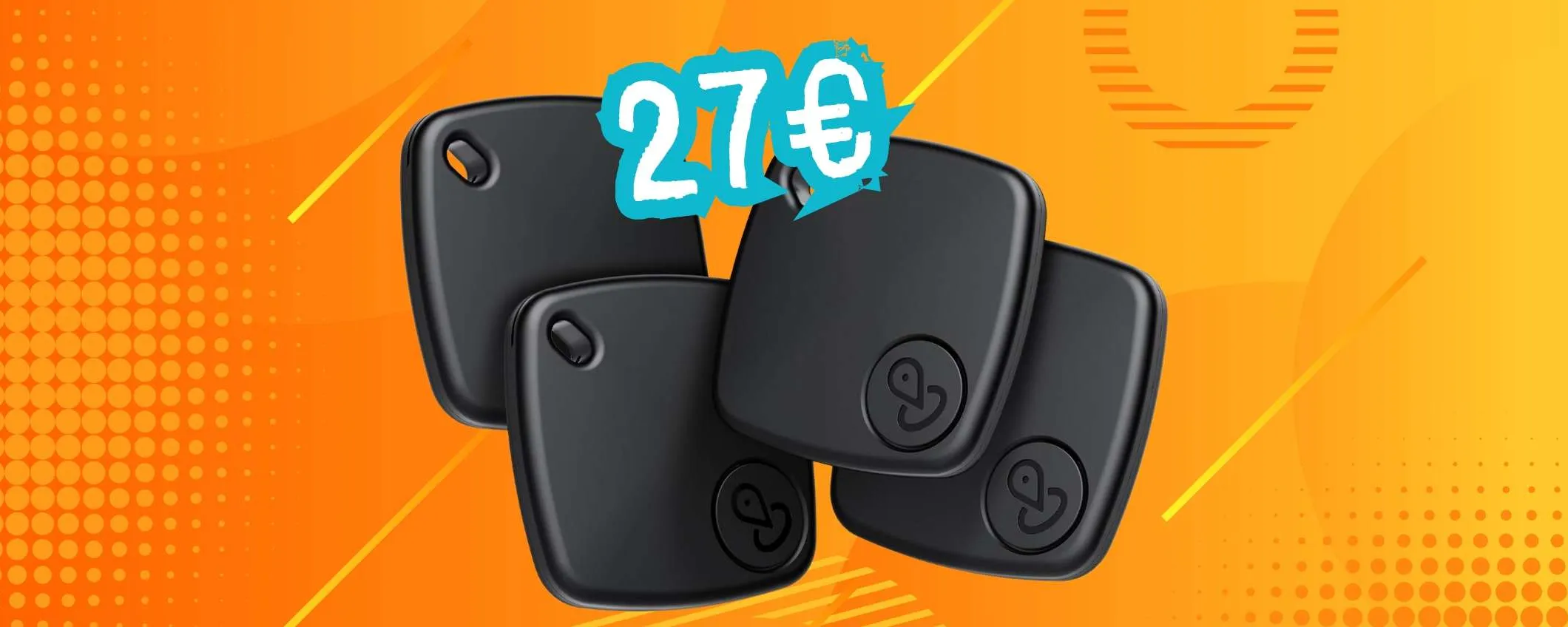 Chiavi e portafoglio perso? Mai più con questi 4 Air Tracker Tag a soli 27€