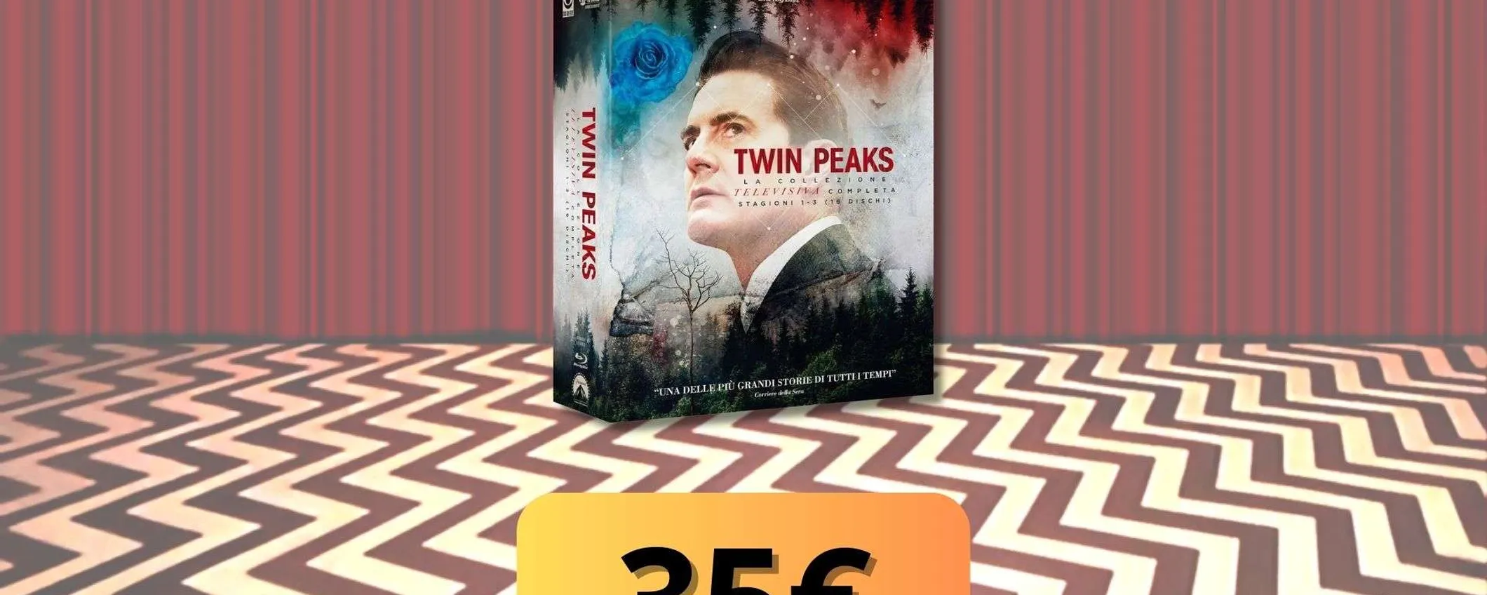Celebra il genio immortale di David Lynch con il cofanetto completo di Twin Peaks (35€)