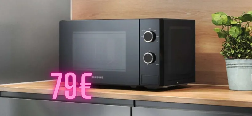 Samsung: forno a microonde da 20L in super sconto del 43% tuo a soli 79€